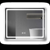 ZNTS 31in. H LED Single Vanity Mirror in Polished Crystal Vanity LED Mirror for W2026P203668