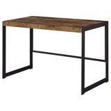 Antique Nutmeg and Gunmetal Writing Desk B062P153651