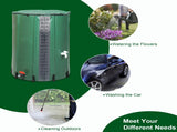 100gal PVC With Scale Rain Bucket Green 33814708