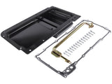 Rear Sump Oil Pan Kit Black Fit for Chevrolet Small Block V8 GEN. III/IV GM LS LS1 LS2 49038420