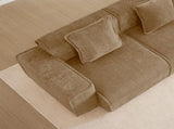 LSF&RSF Sofa Velvet- Brown W3041P386564