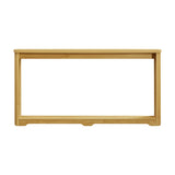 70.1"corrugated texture storage table for entranceways, narrow wooden console sofa table, can be W1162P339115