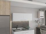 Napoles 39" W Double Door Wall Cabinet White B200P240265