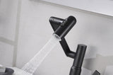 Bathroom Sink Faucet with Spray Function Temperature Display for Anti-Skid Switch Hot & Cold W121765120