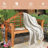 Wooden garden benches can be folded for garden patio furniture 11890346