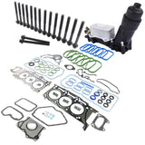 Full Gasket SetOil Filter Housing Adapter w/Cooler Replacement for Jeep Chrysler Dodge Ram 1500 00415742