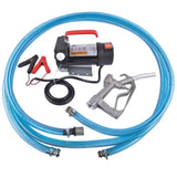 ZNTS 12GPM Fuel Electric Transfer Pump 155w 45L/min 3600RPM w/Nozzle &Hose for Diesel 48982583