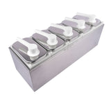 10L Stainless Steel Sauce Pump Dispenser Squeeze Condiment Dispensing Container Condiment Pump 64419830