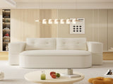 78.7" Modern 2-in-1 Foldable Sofa with Functional Blanket and 2 Soft Pillows,Comfortable Plush W3219P317382