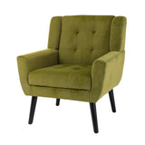Modern Soft Velvet Material Ergonomics Accent Chair Living Room Chair Bedroom Chair Home Chair With W67634087