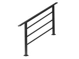 Handrails for Outdoor Steps, Wrought Iron Handrail Fits 1 to 4 Steps, 46968174