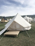 SAM&HAIBEI Canvas Tent Bell Tent Glamping, 4 Seasons Yurt Tent Camping, 4M/5M Cotton Canvas Tent W2967P228988