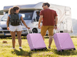 Luggage Sets 3 Piece, PP Luggage Set, Suitcases with Wheels, Hardside Hard Shell Travel Luggage with 90114358