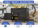 Sturdy and Durable Metal Tool Cabinet for Garage Wheels - Mobile Heavy-Duty Storage Cabinet T2398P223006