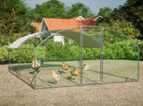 9.84' x 13.12' x 6.56' Large Chicken Coop Metal Chicken Run with Waterproof and Anti-UV Cover 94588860