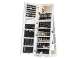 Jewelry Armoire with Full Length 360&deg and Large Capacity Jewelry Organizer Armoire, Lockable 36834598
