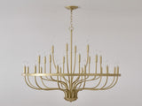 24-Light Gold Chandelier Industrial Iron Candle Chandelier Modern Suspended Farmhouse Chandeliers W5008P464949