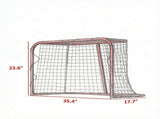 35" x 18" Street Hockey Net Portable Metal Frame Goal, Easy Setup & Lightweight Design 80591286