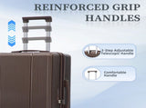 20"/24"/28" 3 pcs/set in ABS Spinner Wheel Luggage, Carry on Suitcase, Matching Color, TSA W2787P295115