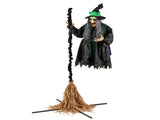 7-foot Halloween decoration witch broom with LED 21003903