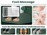 Full Body Electric Massage Mat with Detachable Neck & Foot Kneading Units, Inflatable Lumbar Pillow 80368562