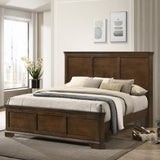 ZNTS Maderne Traditional Wood Panel 5 pieces Queen Bed set with Dresser, Mirror, Nightstand and Chest T2574P204907