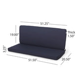 CAROLINA CLUB CHAIR & LOVESEAT CUSHION SET, NAVY, N775P270159N