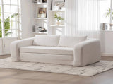 71" 2-in-1 Pull Out Foldable Loveseat Sofa Bed with Armrest & Backrest Pillows, Convertible Chenille W3118P388899
