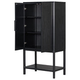 U_STYLE Sophisticated Oak Veneer Cabinet with multiple storage functions,Suitable for N711P210122B