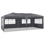 ZNTS 10×20 Party Tent Wedding Patio Gazebo,with 6 Removable Sidewalls & Carry Bag The Pop Up Canopy Tent, 28350715