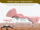Massage Salon Tattoo Chair with Two Trays Esthetician Bed with Hydraulic Stool,Multi-Purpose W1422132170