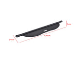 Retractable Trunk Cargo Cover Fits for Nissan Rogue S SL Sport Utility 2014-2020 2.5L L4 Black 44043284