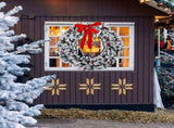 48 in Pre-Lit Snow-Flocked Christmas Wreath, 150 Warm White LED Lights, 450 PVC Tips, Remote 97371474