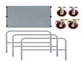 Steel Panel Truck, Heavy Duty Drywall Cart Lumber Cart Platform Truck Flat Cart, 2000lbs, 6" Swivel 09757177