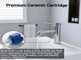 Single Handle Bathroom Faucet Lavatory Faucet Stainless Steel Single Hole-T10, ChromeUnable ship on 11284996