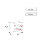 Bathroom Cabinet Opalo, with Two Shelves and Open Storage, White B200P313685
