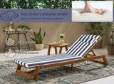 Outdoor Chaise Lounge Cushion, 72 in. x 21 in. x 3 in. Waterproof Fade-Resistant Patio Chair Pad for 92900683