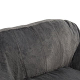 Sezze Indoor Bean Bag Chair, Gray Faux Fur N775P265552G