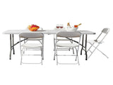 6FT Outdoor Courtyard Foldable Long Table 50662573