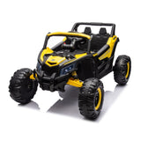 ZNTS 12V Ride On Car with Remote Control,UTV ride on for kid,3-Point Safety Harness, Music Player 78269199