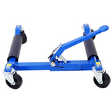 Set of Wheel Dolly Car Skates Vehicle Positioning Tire Jack Ratcheting Foot Pedal Lift W46560256