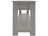 Console Table/Sofa Table with Storage Drawers and Bottom Shelf for Entryway Hallway 56860059