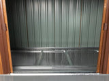6ft x 6ft Outdoor Metal Storage Shed with Metal Foundation ,With window W54057416