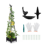 81 inch garden bed with trellis 48346557