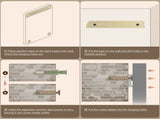 Bathroom Vanity Mirror for Over Sink 40" 32" Rectangle Silver Mirror with Round Corner for Bedroom T3177P296180
