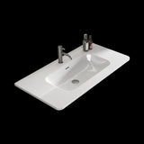 BB0436Y301, Integrated white ceramic basin, drain assembly NOT included W1865P152259