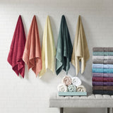 100% Cotton 8 Piece Antimicrobial Towel Set B03599333