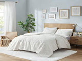 King/Cal King Embroidered Medallion Faux Fur Ultra Plush Comforter Mini Set B03597034