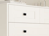 Chest Of Drawer with 5 drawers white color farm door W2139P241084