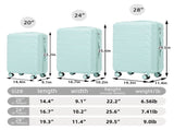 HIFINE TOURIST 20"/24"/28" 3 pcs/set in ABS Spinner Wheel Luggage, Matching Color , With Combination W2787P278781